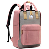 1 x RAW Customer Returns VASCHY Backpack for Women, Unisex, 73 - Pink, Grey, one size, Daypack - RRP €37.02