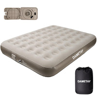 1 x RAW Customer Returns Dametay Self-Inflating Air Mattress with Electric Air Pump Self-Inflatable Air Mattress Air Bed Inflatable Mattress for 2 People Guest Bed for Camping Travel Home 198 x 152 x 25 cm - RRP €69.99