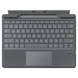 1 x RAW Customer Returns MoKo Touchpad Keyboard for Microsoft Surface Pro 11 2024 Pro 10 Pro 9 Pro X Pro 8 13 , QWERTZ Layout Wireless Keyboard with Pen Holder Integrated Rechargeable Battery Bluetooth Keyboard - Gray - RRP €61.99