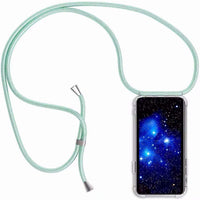 2 x Brand New Bigcousin Case Compatible with Xiaomi Redmi Note 9 Redmi 10X 4G, Case with Lanyard, Silicone Protective Case with Necklace Portable Case Cover, Mint Green - RRP €38.4