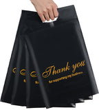 3 x Brand New 50 shipping bags, plastic shipping bags 250 x 350mm Portable poly-plastic bags with Thank You Self-adhesive and opaque, goods bags shipping bags for clothing - RRP €39.27