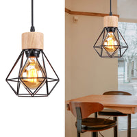 1 x RAW Customer Returns TOKIUS Vintage Industrial Pendant Light Metal Lampshade 160mm Ceiling Light E27 Retro for Living Room Kitchen Bedroom 1 Pack  - RRP €20.4