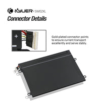 1 x RAW Customer Returns KYUER SW02XL Laptop Akku f r HP Notebook X2 210 G2 Pavilion X2 10-p 10-p0xx 10-p000 10-p002ns 10-p003ng 10-p003nf 10-p004nf 10-p007nf p009nl p020nl HSTNN-IB7N HSTNN-LB7N TPN-Q180 HSTNN-IB7N 32.5Wh - RRP €41.44