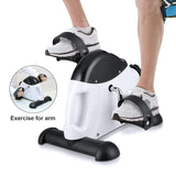 1 x RAW Customer Returns himaly f-bike Mini Exercise Bike for Arms and Legs Pedal Sitting Cycle Exerciser Rehabilitation Bike Pedal Board, LCD Display, Adjustable Resistance, with Non-slip Mat and Fixed Strap - RRP €51.13