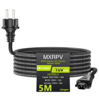 1 x RAW Customer Returns BC-05 cable 2 3 5 10 meters, BC-05 socket to Schuko plug AC connection cable, connection cable with BC-05 male plug and AC Schuko plug for the HMS micro inverter series 5 meters  - RRP €36.99