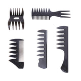 1 x Brand New KOBOKO 5 pieces comb, comb men, hair comb, hairdresser comb for men, salon, hairdresser, styling comb, barber hairdressing tool hairdresser accessories for salon, hairdresser, clipper, strand comb, comb - RRP €18.0