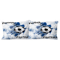 1 x RAW Customer Returns Tospass Bedding Set 135x200cm Children Football 3D Printed Girls Boys 2 Piece Soft Children s Bed Linen White Microfiber Cuddly Duvet Cover with Zipper 1 Pillowcase 80x80cm - RRP €34.26