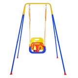 1 x RAW Customer Returns FUNLIO 3-in-1 Garden Swing for Children 4 Sandbags, Indoor Outdoor Baby Games, Foldable Metal Stand and Clear Instructions, Easy to Assemble and Store - RRP €98.35