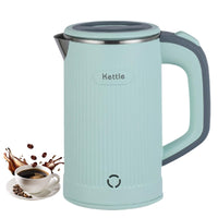 1 x RAW Customer Returns Kettle Small 800ML Travel Kettle, 5 Minutes Fast Boiling Portable Kettle, Mini Camping Kettle, Teapot Travel Kettle Quiet Travel Kettle Green  - RRP €29.23