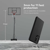 1 x RAW Customer Returns RhinoShield Case compatible with Samsung Galaxy A52 4G 5G SolidSuit - Shock-absorbing slim protective case with premium finish - 3.5 meter drop protection - Carbon fiber texture - RRP €35.28