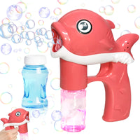 2 x Brand New Soap bubble guns for children soap bubble gun soap bubble machine with soap bubble liquid bubble machine, for children adults, outdoor party, summer party pink  - RRP €27.52