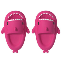 1 x RAW Customer Returns ChayChax Shark Sildes Slippers Women Men Children Shark Flip Flops Summer Slippers Bathing Slippers Non-Slip Shower Bathing Shoes Beach Sandals,Shark Rose,34 35 EU - RRP €25.99