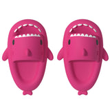 1 x RAW Customer Returns ChayChax Shark Sildes Slippers Women Men Children Shark Flip Flops Summer Slippers Bathing Slippers Non-Slip Shower Bathing Shoes Beach Sandals,Shark Rose,34 35 EU - RRP €25.99