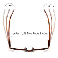 1 x RAW Customer Returns JM Set of 4 Round Reading Glasses With Spring Hinges Readers Men Women Reading Glasses 4.5 Black Tortoiseshell - RRP €20.99