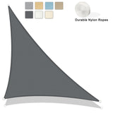 1 x RAW Customer Returns AXT SHADE Sun Sail Waterproof Triangle Right Angle 3x3x4.25m Weather Protection Sun Protection PES Polyester with UV Protection for Terrace Balcony Garden-Gray Anthracite We Make Special Sizes  - RRP €29.5