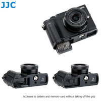 1 x RAW Customer Returns JJC Arca-Type Camera Hand Grip for Panasonic Lumix GX9 GX7 Mark III, GX85 GX80 GX7 Mark II Replaces Panasonic DMW-HGR2 Improve hand feeling for Youtuber Vlogger video recording - RRP €42.99