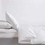 1 x RAW Customer Returns Homescapes Comfort Nordic Filling Goose Down Duvet for 105 Bed with a Density of 350gm  - RRP €74.95