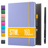 1 x RAW Customer Returns Scribbles That Matter Notebook A5 dotted Free Pen - Your 150 Pages Bullet Dotted Journal Spill-proof, 160gsm thick paper for work Hardcover notebook dotted 5.75 x 8.5 , Lavender - RRP €24.97