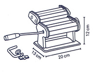 1 x RAW Customer Returns Manual Pasta Noodle Machine - RRP €32.82