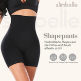 1 x RAW Customer Returns SLIMBELLE Shorty Thigh Sheath Slimming Flat Stomach Panties Sculpt High Waist Push Up, Improved Version-black, L - RRP €24.0