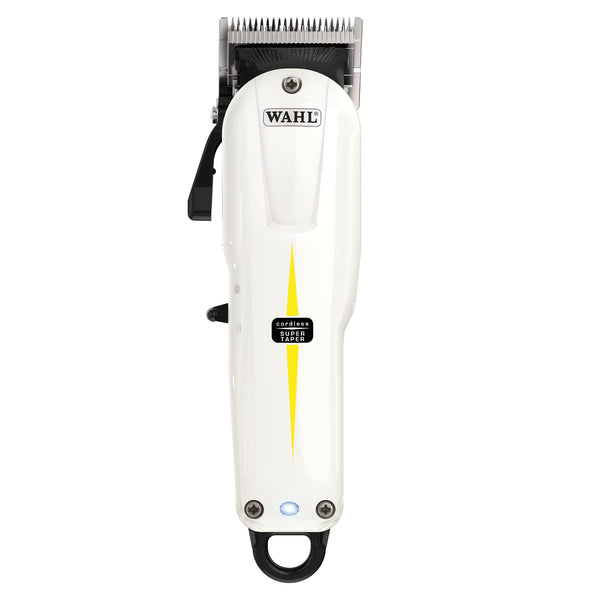 1 x RAW Customer Returns Wahl Cordless Super Taper - Professional Network Hair Clipper - Hair Clipper for Removing Volume and Profiling, Black White - RRP €108.1