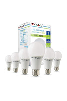 1 x RAW Customer Returns V-TAC E27 LED lamp, 9W replaces 60W , warm white, pack of 6 - RRP €10.07