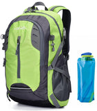 1 x RAW Customer Returns SOMBLG 30L Hiking Backpack Lightweight Trekking Backpack Men Women for Travel Outdoor Climbing Camping Mountaineering Waterproof with Water Bottle 3-Green  - RRP €31.3