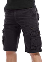 1 x RAW Customer Returns Kuson men s shorts, plain size. 34cm, black - RRP €30.24