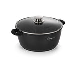 1 x RAW Customer Returns CosyChef Leia cooking pot set 36 cm - 2-piece cooking pot set with glass lid and non-stick coating - Suitable for all types of stoves, including induction - PFOA-free - RRP €65.53