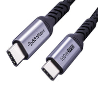 50 x Brand New SUMPK USB C to USB C cable short 50cm 2 pieces , PD 100W 3.1 Gen 2 fast charging cable E-Mark chip SuperSpeed 10Gbps 4K video data transfer for ThinkPad Yoga Samsung Galaxy Note S8 S9 T5 LaCie SSD - RRP €772.0