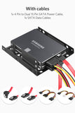 1 x RAW Customer Returns Inateck mounting frame for 2.5 HDD SSD, 2.5 to 3.5 internal dual hard drive frame, supports 1 or 2 SSD s, including mounting accessories and SATA 3 cable - RRP €10.07