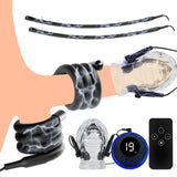 1 x RAW Customer Returns Hrekssi Electric Shock Silicone Glans Sleeve with Penis Rings Testicle Ring SM Penis Trainer Set Electrostimulation Stimulation Devices with Remote Control BDSM Masturbation E-Stim Extreme Sex Toys for Men - RRP €29.23