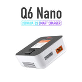 1 x RAW Customer Returns ISDT Q6 Nano Lipo RC Battery Charger Balance Discharger 8A 200W DC 2-6S Smart RC Hobby Battery Balance Charger LCD Digital Li-Po Li-Hv Li-Ion Li-Fe NiMH Ni-Cd Pb - RRP €33.18