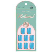 6 x Brand New Mlen 24 Pieces False Nails Press on Tips Full Cover Fake Nails Short Artificial Nails Nails for Women and Girls Party and Home DIY Pinegreen - RRP €108.0