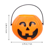 3 x Brand New Beavorty Pumpkin Bucket Halloween Pumpkin Trick Treat Bucket 20 Orange Halloween Candy Buckets with Handle for Supplies - RRP €66.87