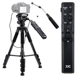 1 x RAW Customer Returns JJC Compact Remote Control Tripod replaces VCT-VPR1 for Sony Alpha A9 A7R IV A7 III A7S II A6000 A6600 A6500 A6400 A6300 A6100 ZV-1 RX100 VII VI RX10 HDR-CX405 CX440 CX455 CX675 CX900 - RRP €91.3