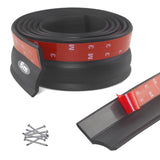 1 x RAW Customer Returns Garage Door Seal Top and Sides Rubber Seal Strip Replacement, Weatherproof Universal Seal Garage Door Rubber Lip 6M  - RRP €27.2