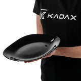 1 x RAW Customer Returns KADAX Black Dinner Plates, Dishwasher Safe Plate Set, Reinforced Glass Dinner Plates, Modern Tableware for Home and Restaurant Black 6 Pieces  - RRP €30.24