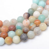 1 x RAW Customer Returns Amazonite beads 8mm A GRADE ball gemstone natural stone jewelry beads G741 - RRP €7.76