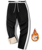 1 x Brand New zitysport Thermal Jogging Pants Lined Men s Fleece Pants Jogger Training Pants Drawstring Warm Lined Sports Pants with Pockets Men s Fleece Pants for Winter Men s Sweatpants M-Black  - RRP €40.33