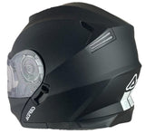 1 x RAW Customer Returns ACERBIS Helmet Serel 22.06 Matte Black Size L 59 60 Modular Helmet with Sunglasses Fully approved - RRP €100.0