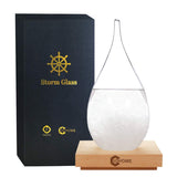 2 x RAW Customer Returns 3DHOME Storm Glass, Fashion Creative Water Drop Glass Barometer, Weather Forecast Bottle, Weather Station, Used for Home and Office Desktop Decoration, Christmas Gifts, Birthday Gifts - RRP €92.06