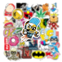 3 x Brand New Pack of 100 cool stickers, brand logo stickers and graffiti style stickers, waterproof stickers for vehicles and gadgets - a must-have for style-conscious people of all ages - RRP €61.2