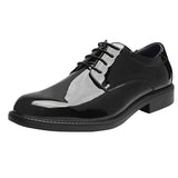 1 x RAW Customer Returns Bruno Marc Suit Shoes Men s Business Shoes Derby Lace-Up Shoes Leather with Oxford LIGHT BLACK-E DOWNING-02-E Size 43 EUR  - RRP €47.99