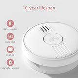 1 x RAW Customer Returns Putogesafe smoke detector, fire detector with 10 year lifespan, smoke alarm detector, fire detector with replaceable 1-year battery, photoelectric smoke detector, pack of 4, 206C - RRP €39.99