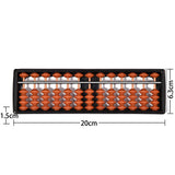 1 x RAW Customer Returns Abacus Chinese Vintage 13 Digit Abacus Mathematical Soroban Children Mathematics Calculating Tool for Kids Calculating and Arithmetic Mathematics Teaching - RRP €9.06