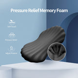 1 x RAW Customer Returns RESTCLOUD Adjustable Lumbar Support Pillow for Sleeping Made of Memory Foam, Back Support Pillow for Lower Back Pain Relief, Back Cushion for Sleeping - RRP €39.34