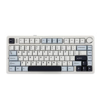 1 x RAW Customer Returns EPOMAKER x Aula F75 Gasket Mechanical Keyboard, 75 Hot Swap Gaming Keyboard with Five-Layer Padding Button, Bluetooth Wireless USB-C, RGB Light Blue, LEOBOG Reaper Switch  - RRP €99.99