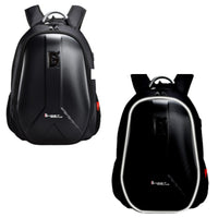 1 x RAW Customer Returns HAND-PRO Motorcycle Backpack Men s Waterproof Rain Protector Hard Biker Backpacks Full Face Helmet Backpack Reflective Helmet Carrier 35L - RRP €64.66