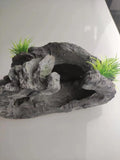 1 x RAW Customer Returns Ctpeng Aquarium Decoration Cave Landscape Betta Cichlid Hideout Rocks Aquarium Ornament - RRP €22.8